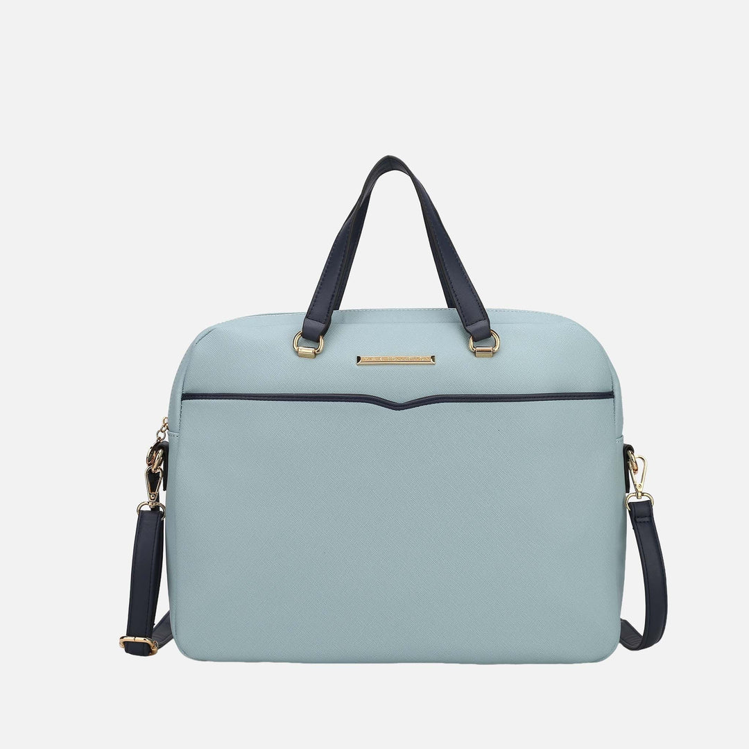 Light Blue MKF Collection By Mia K Rose Laptop Case