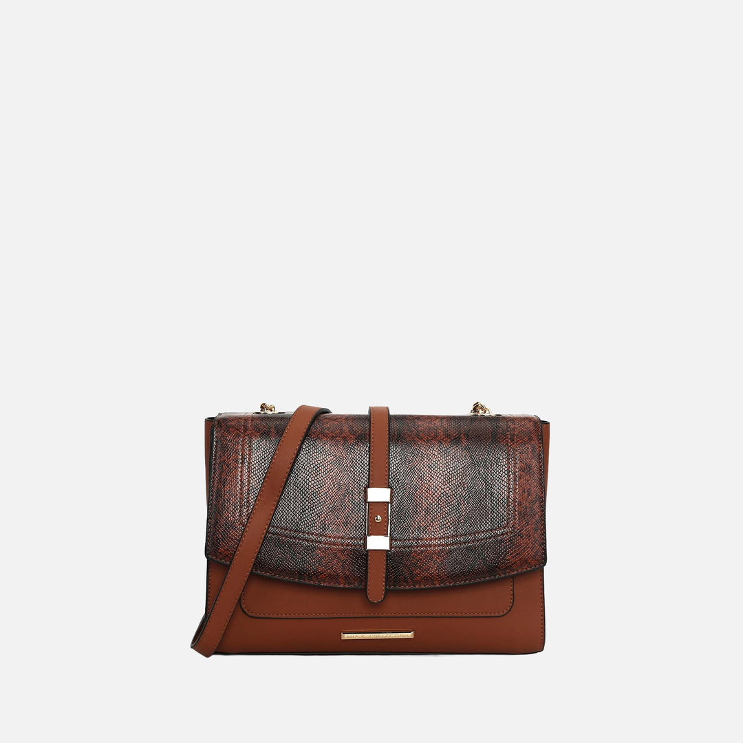 Light Gray MKF Collection By Mia K Melody Oversize Shoulder Bag