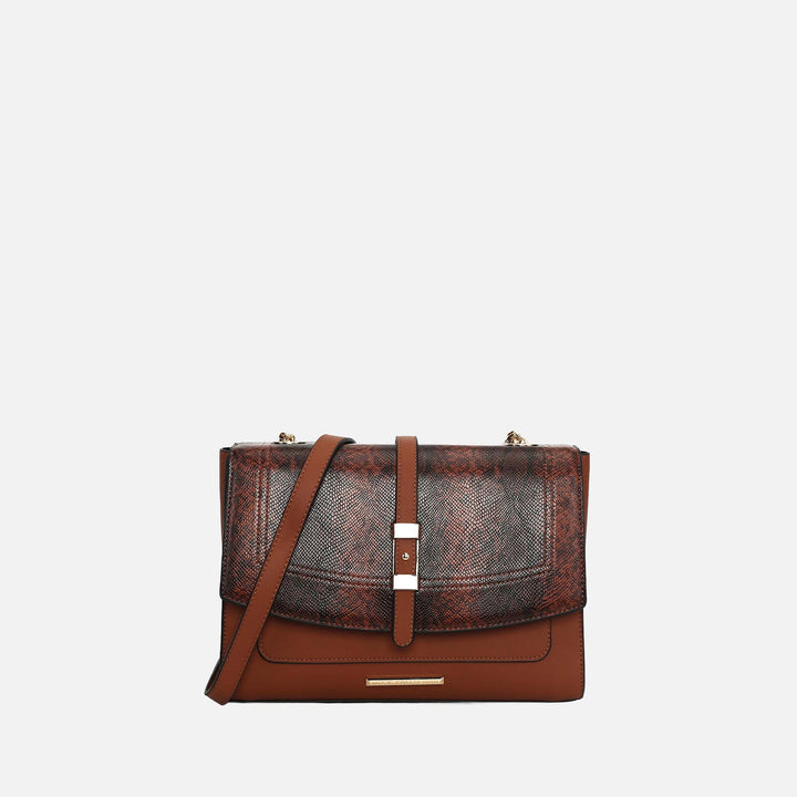 Light Gray MKF Collection By Mia K Melody Oversize Shoulder Bag