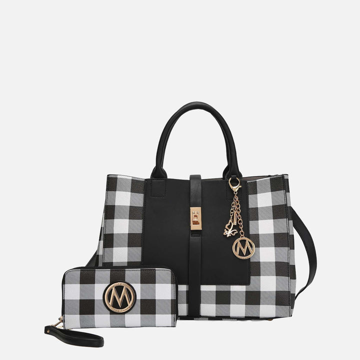 Red MKF Collection By Mia K Yuliana Shoulder Bag And Set