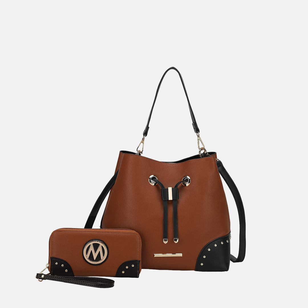 MKF Collection By Mia K Callie Bucket Bag And Wallet Set