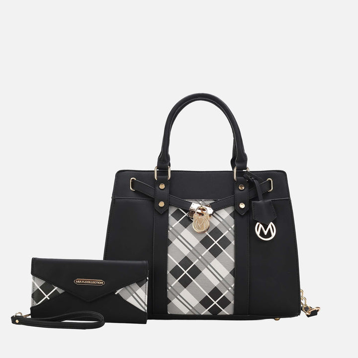 Indigo MKF Collection By Mia K Christine Shoulder Bag And Wallet Set 1
