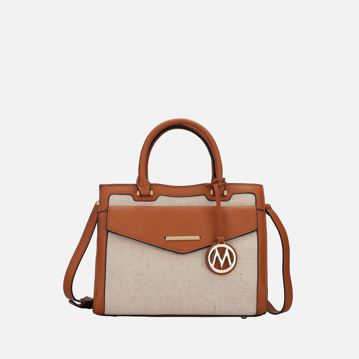 Taupe MKF Collection By Mia K Alyssa Shoulder Bag