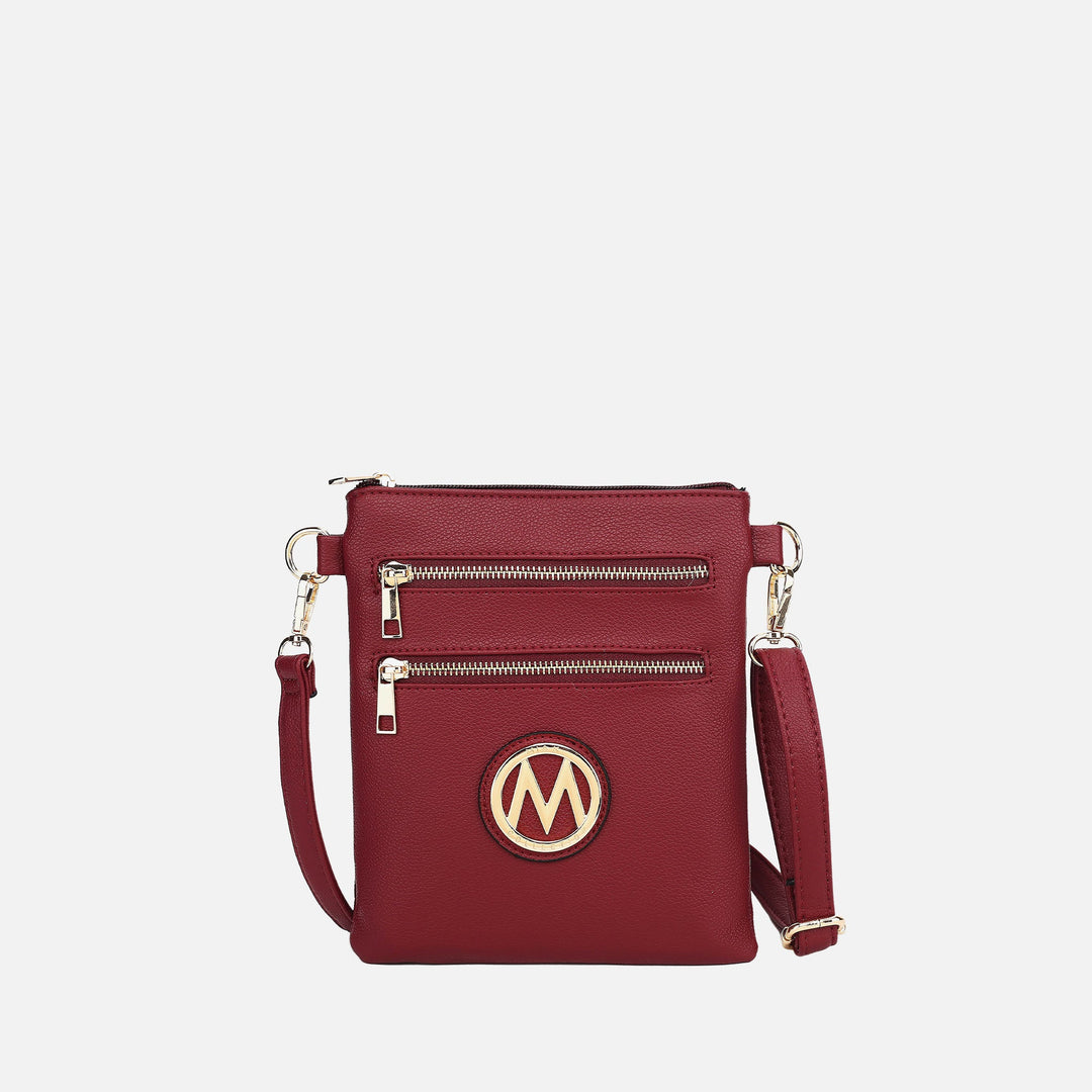 Charcoal Gray MKF Collection By Mia K Medina Crossbody Bag