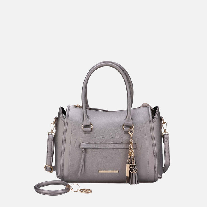MKF Collection By Mia K Valeria Shoulder Bag And Bracelet Keyring