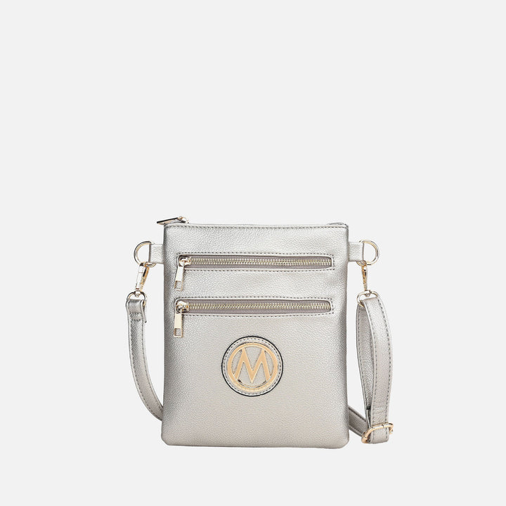 White MKF Collection By Mia K Medina Crossbody Bag