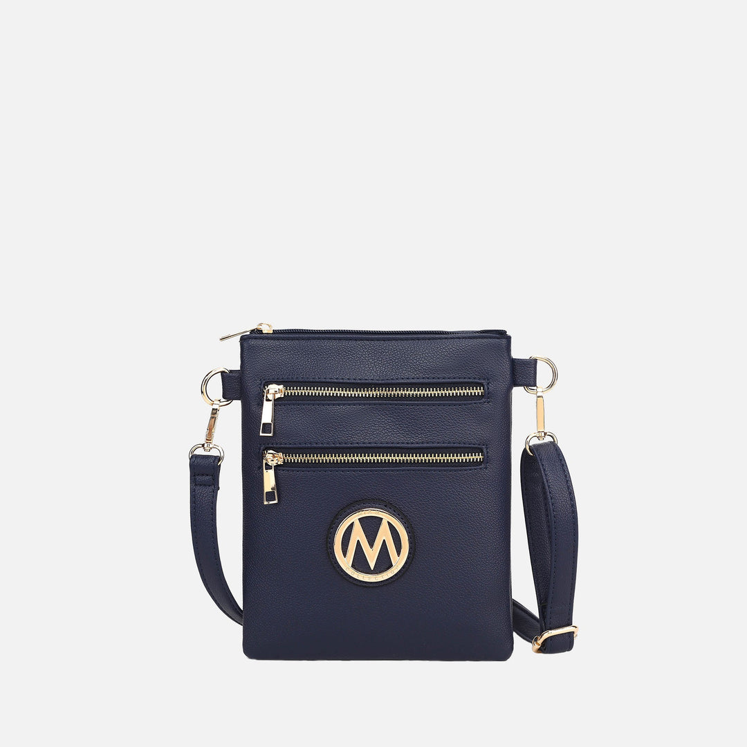 Pewter MKF Collection By Mia K Medina Crossbody Bag