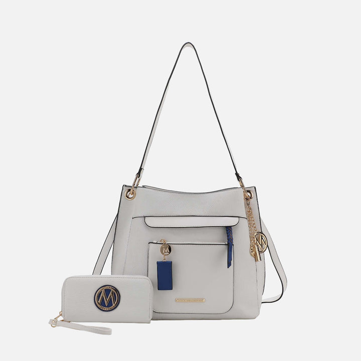 MKF Collection By Mia K Shivani Hobo And Wallet Set