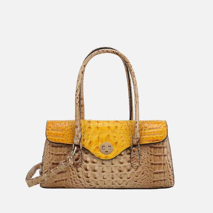 MKF Collection By Mia K Liviana Croc Embossed Shoulder Bag