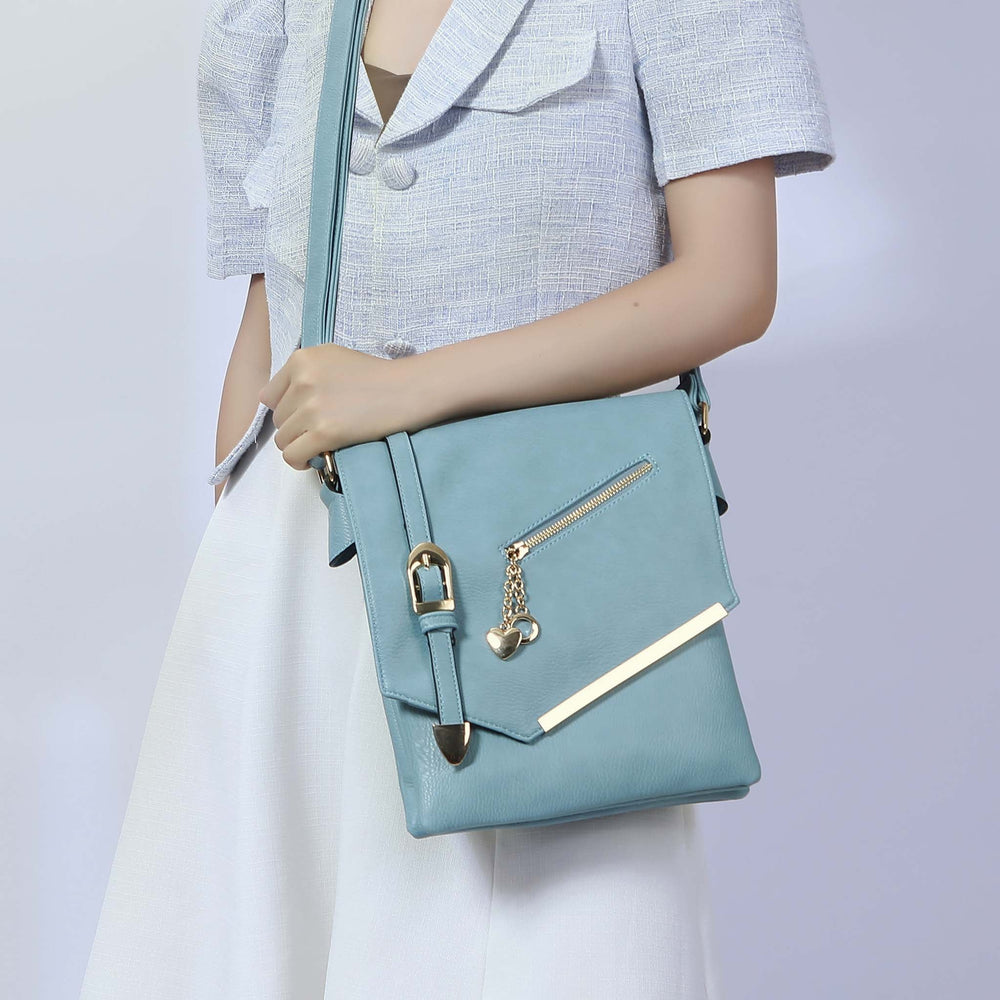 Black MKF Collection By Mia K Jasmine Crossbody Bag