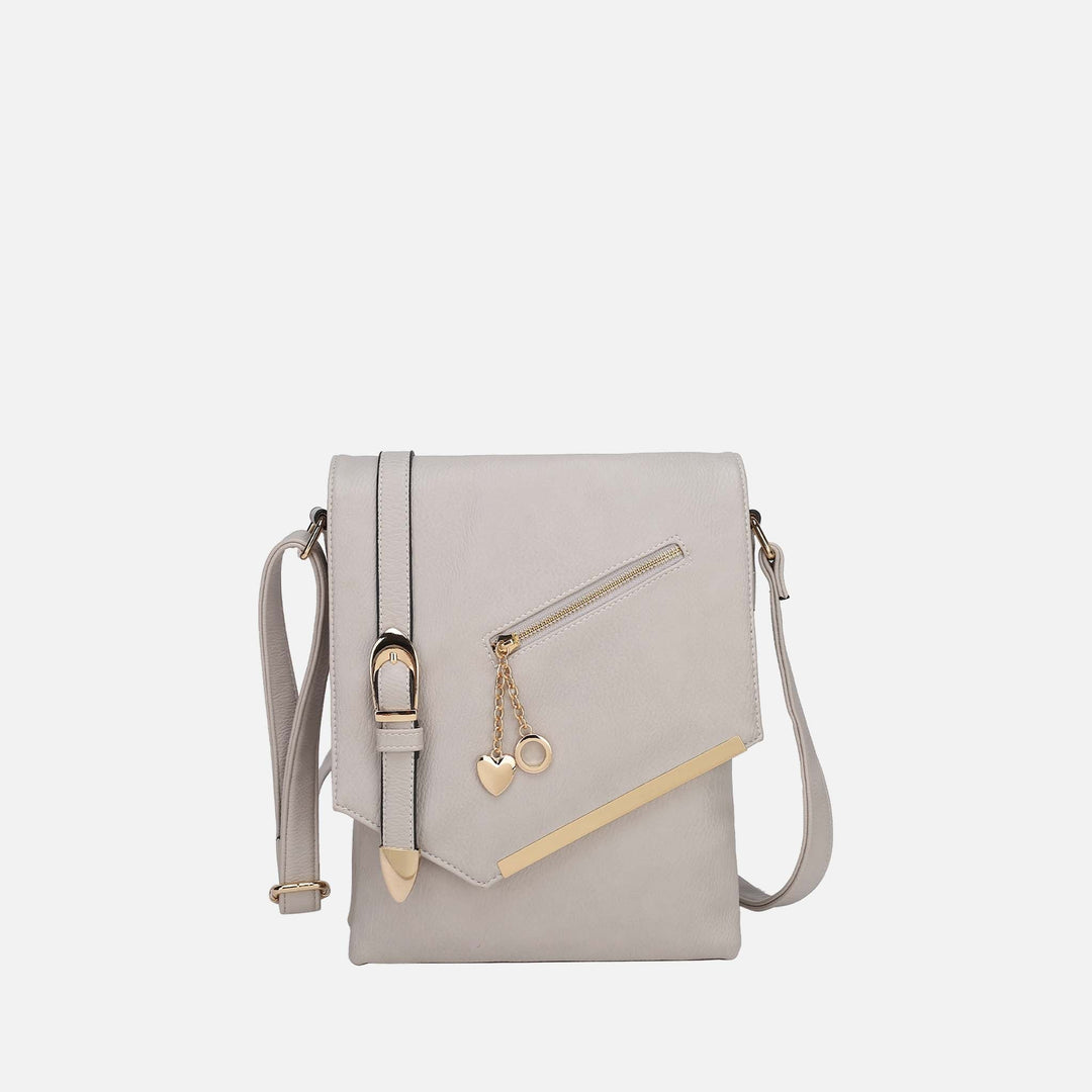 Denim Blue MKF Collection By Mia K Jasmine Crossbody Bag