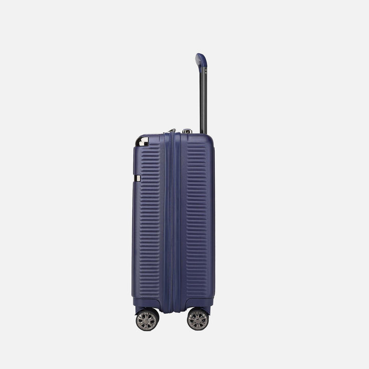 Silver MKF Collection By Mia K Tulum Spinner Luggage Set Large And X Large
