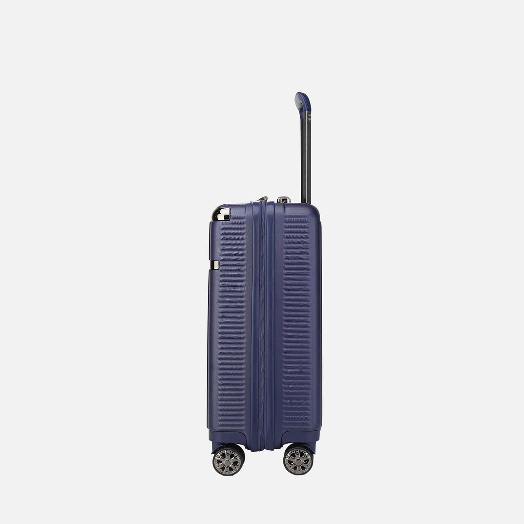 Navy MKF Collection By Mia K Tulum Large Spinner Luggage
