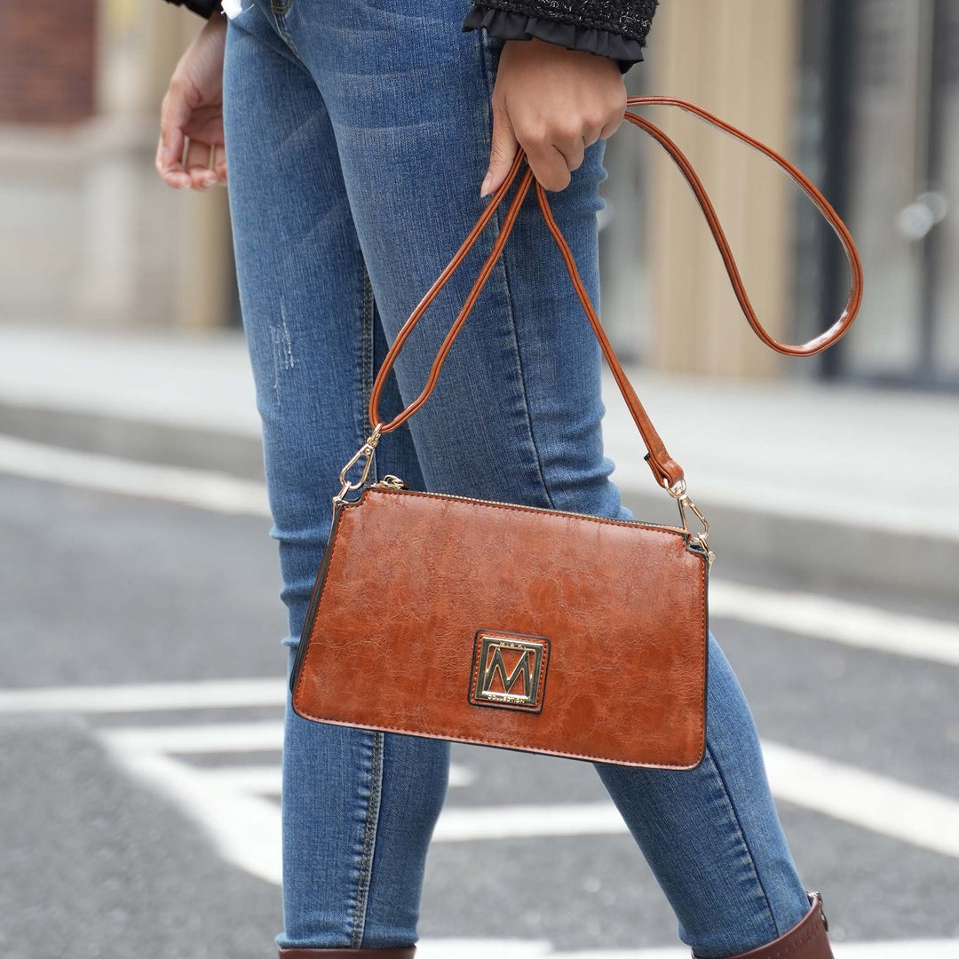Charcoal Grey MKF Collection By Mia K Domitila Shoulder Bag