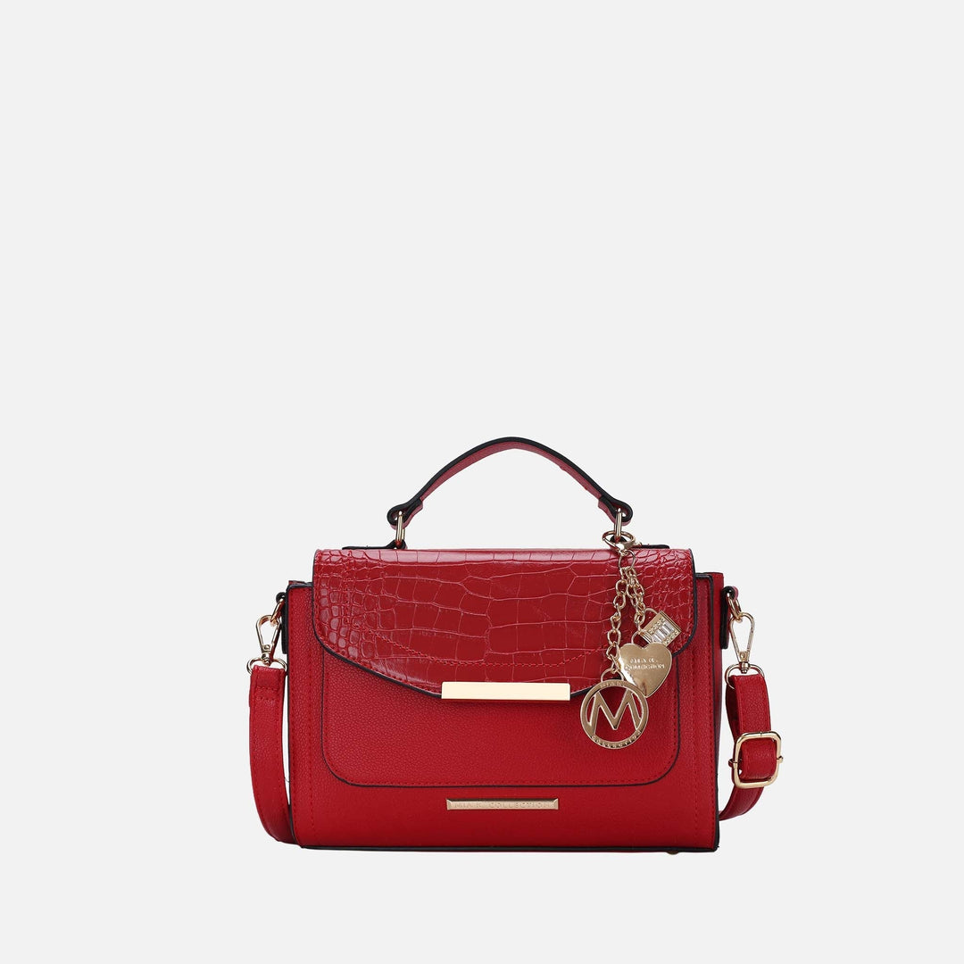 Red MKF Collection By Mia K Sylvie Shoulder Bag