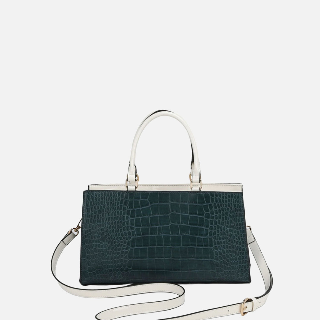 Dark Teal MKF Collection By Mia K Colby Satchel Bag