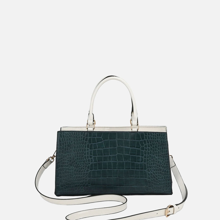 Dark Teal MKF Collection By Mia K Colby Satchel Bag