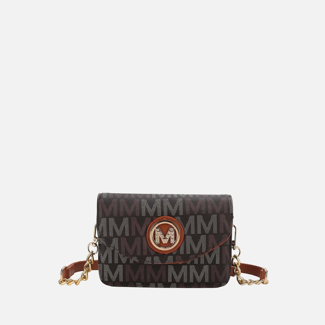MKF Collection By Mia K Ferrara M Signature Womens Crossbody Handbag