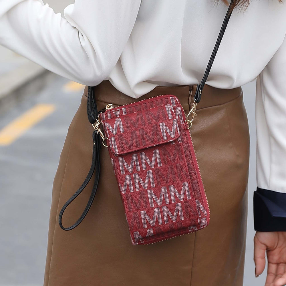 White MKF Collection By Mia K Cossetta Phone Crossbody