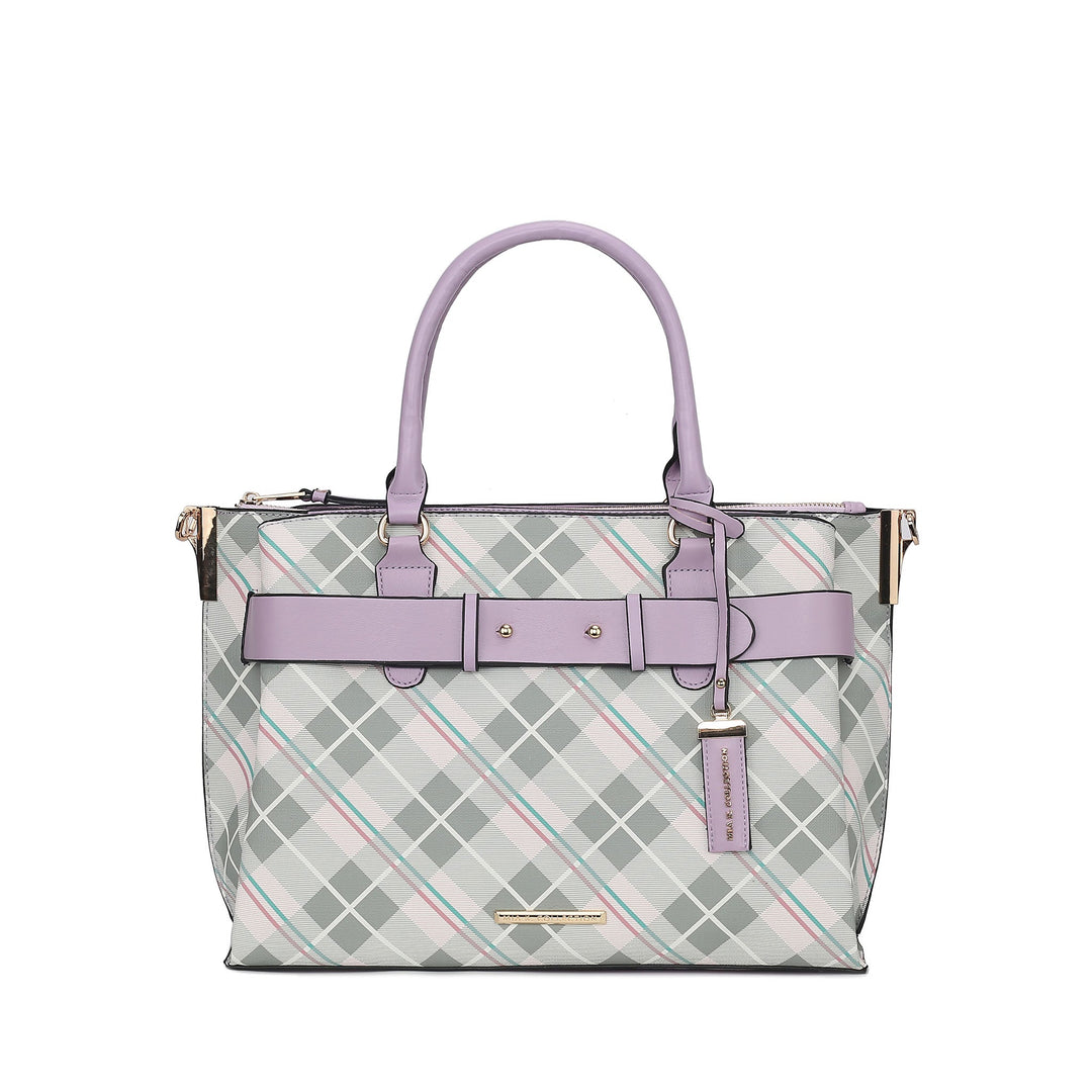 MKF Collection By Mia K Vivian Plaid Shoulder Bag