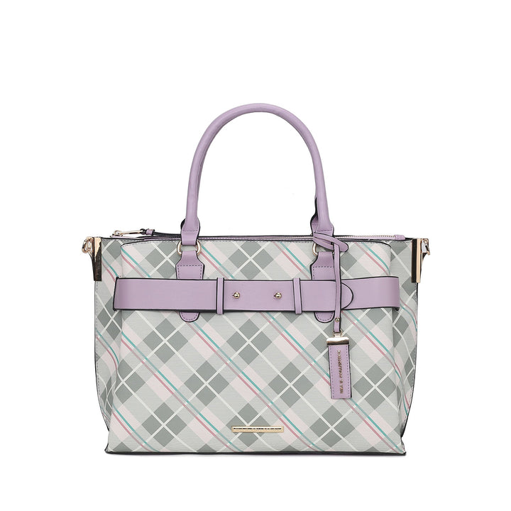 MKF Collection By Mia K Vivian Plaid Shoulder Bag