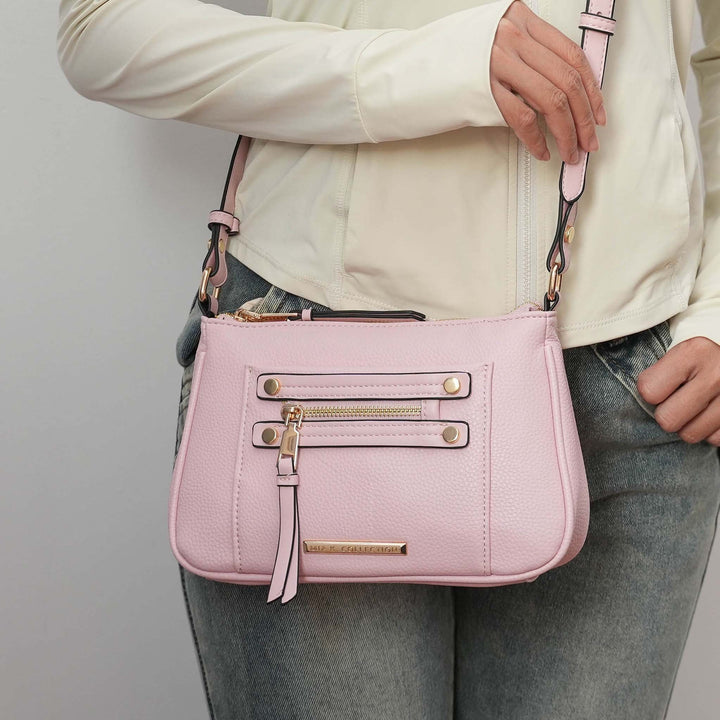 Denim Blue MKF Collection By Mia K Essie Crossbody Bag 1
