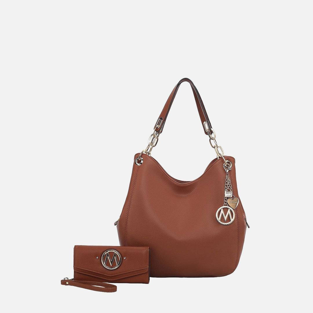 MKF Collection By Mia K Ashley Hobo Bag And Wallet Set