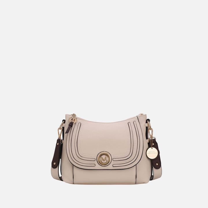 Cognac Black MKF Collection By Mia K Maggie Shoulder Bag