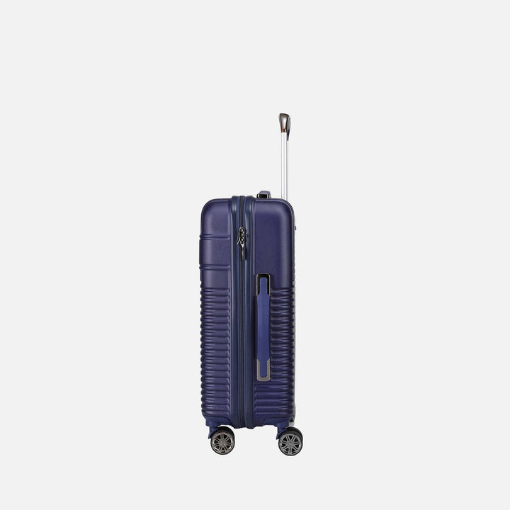 Silver MKF Collection By Mia K Mykonos Carry On Roller And Cosmetic Case Set