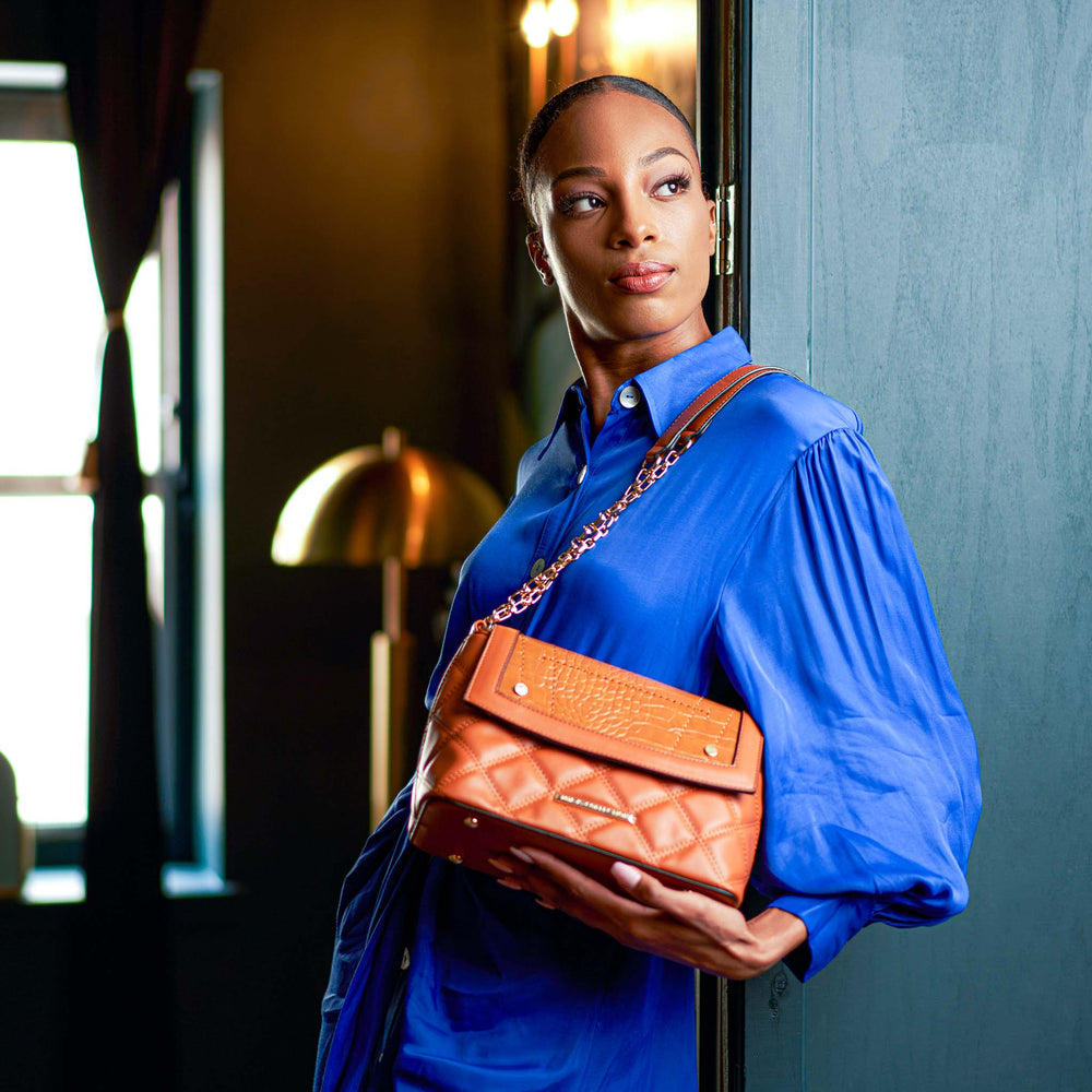 Tawny MKF Collection By Mia K Danna Shoulder Bag