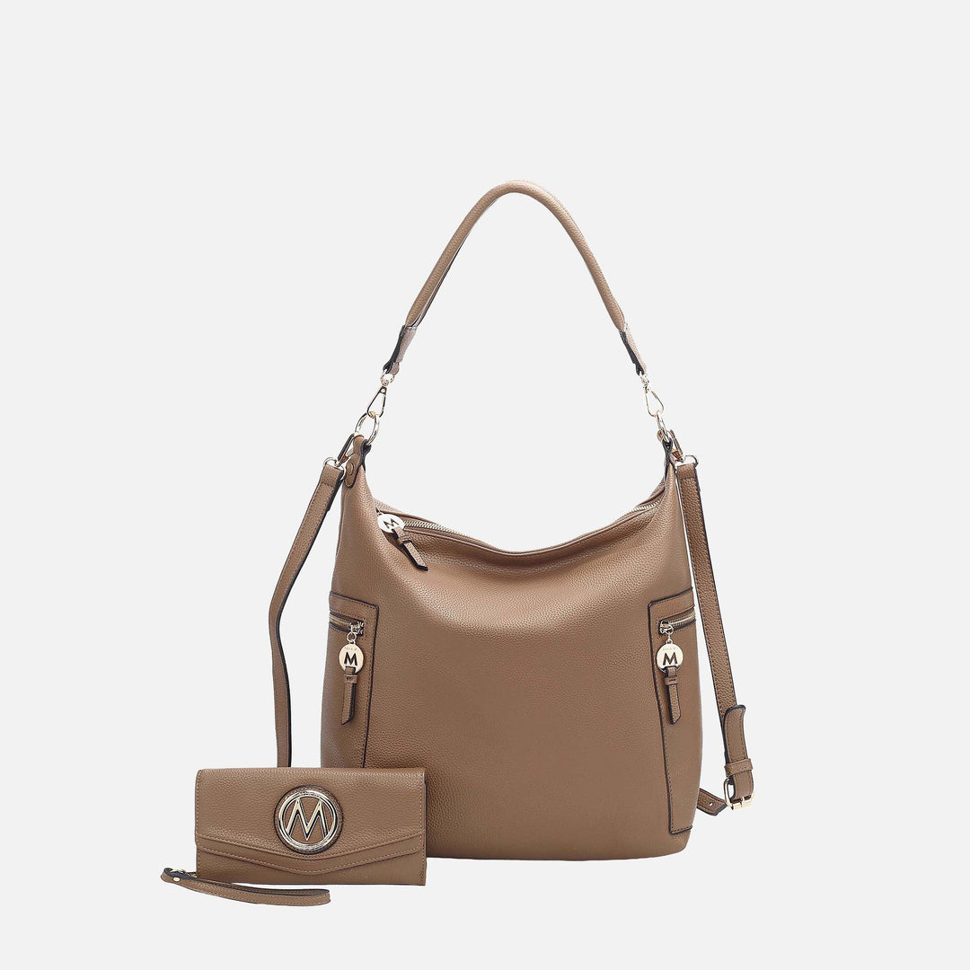 MKF Collection By Mia K Ophelia Hobo Bag And Wallet Set