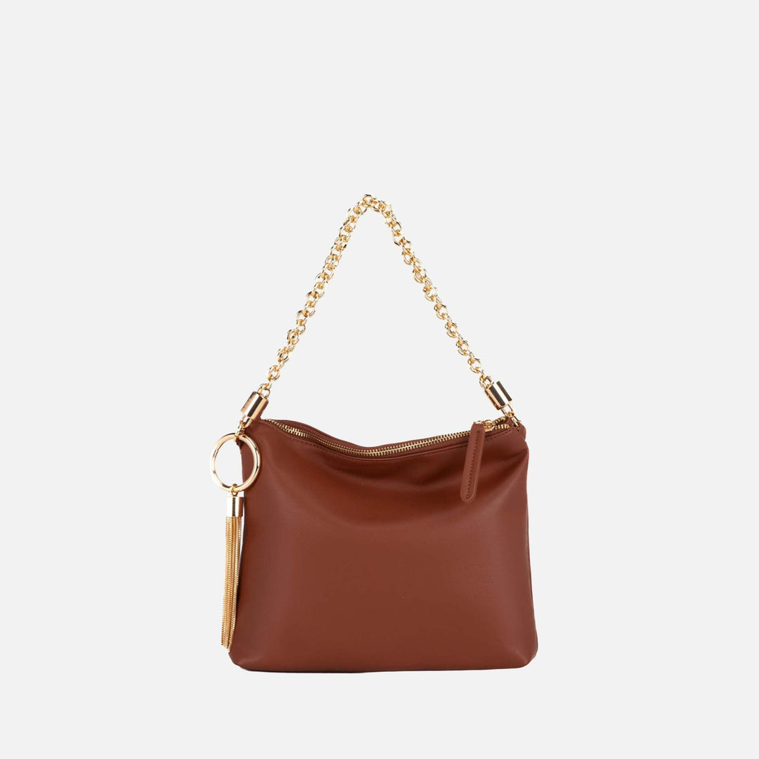 Metallic Lilac MKF Collection By Mia K Brigitte Shoulder Bag