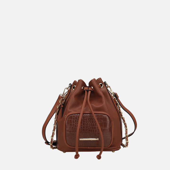 Light Grey MKF Collection By Mia K Azalea Bucket Bag