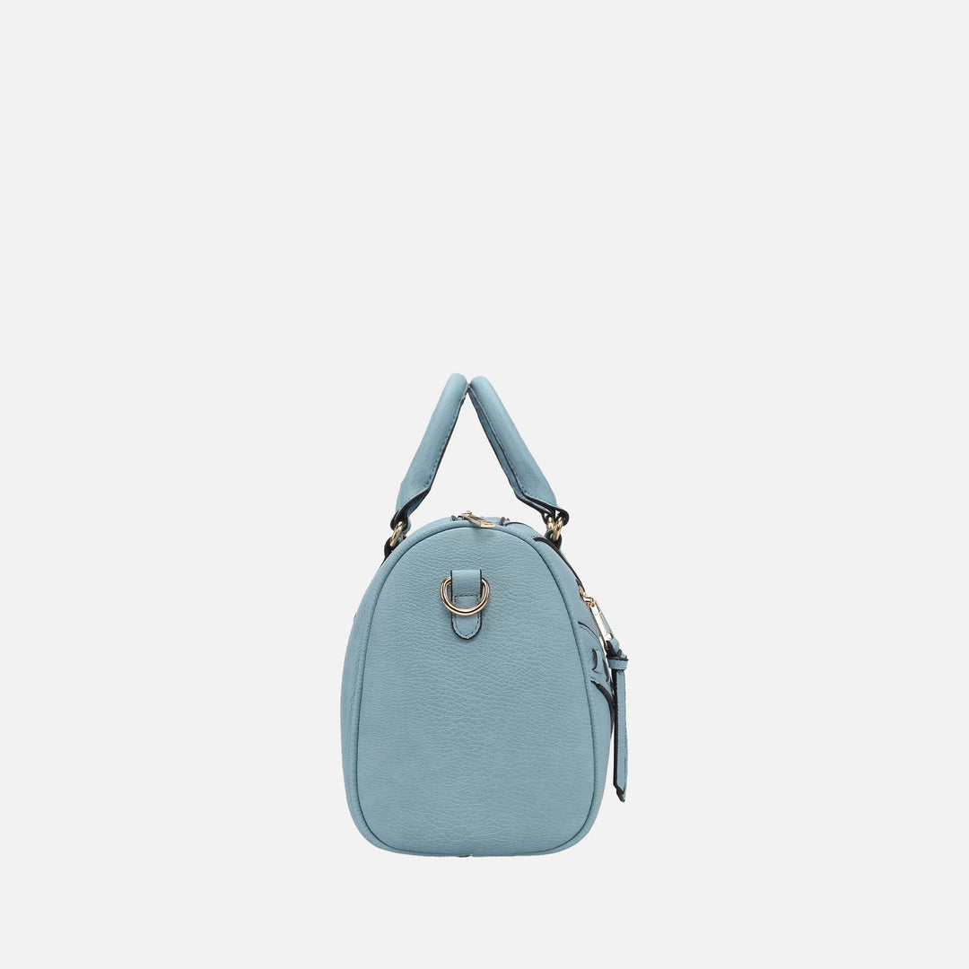 Light Grey MKF Collection By Mia K Lara Shoulder Bag And Set