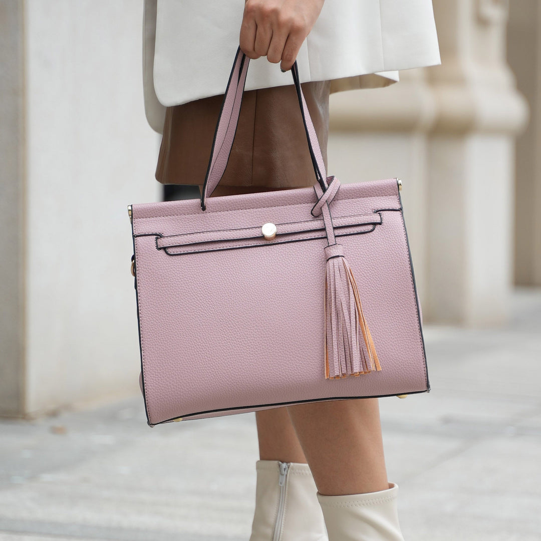 Brown MKF Collection By Mia K Shelby Shoulder Bag And Set