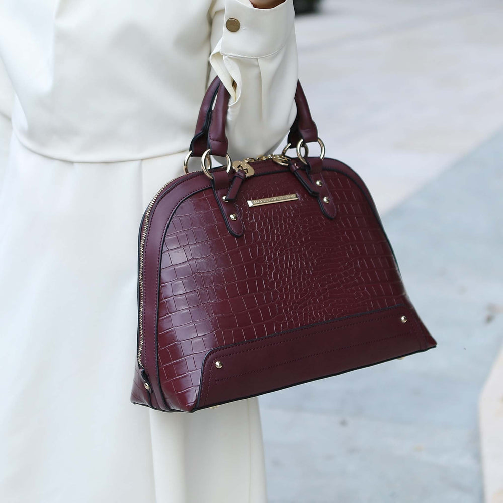 Cognac Brown MKF Collection By Mia K Nora Shoulder Bag