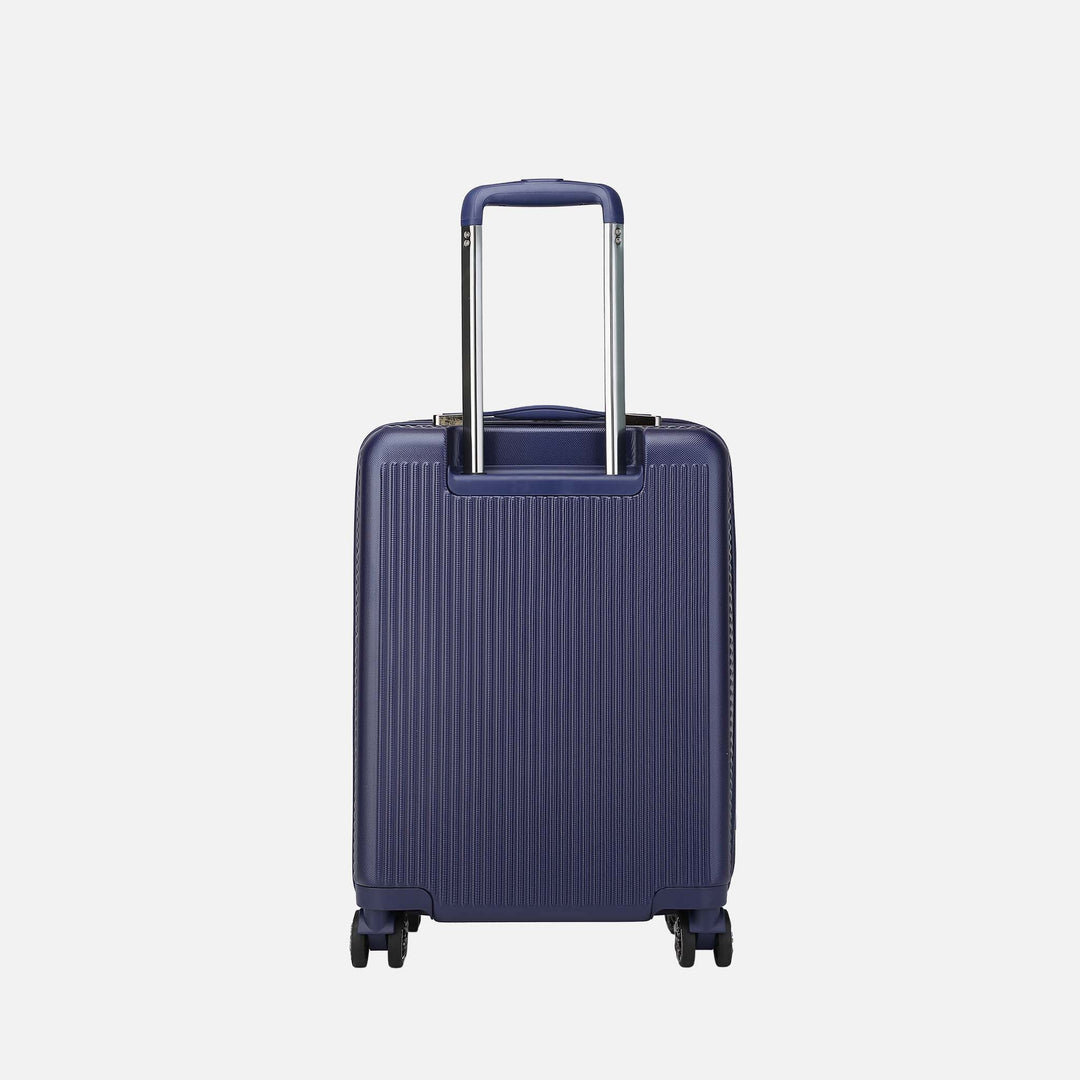 Silver MKF Collection By Mia K Tulum Large Spinner Luggage