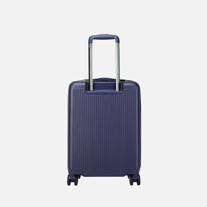 Silver MKF Collection By Mia K Tulum Large Spinner Luggage