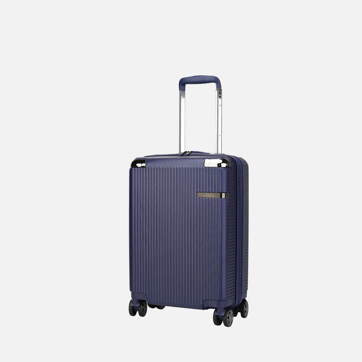 Silver MKF Collection By Mia K Tulum Carry On Roller And Cosmetic Case Set