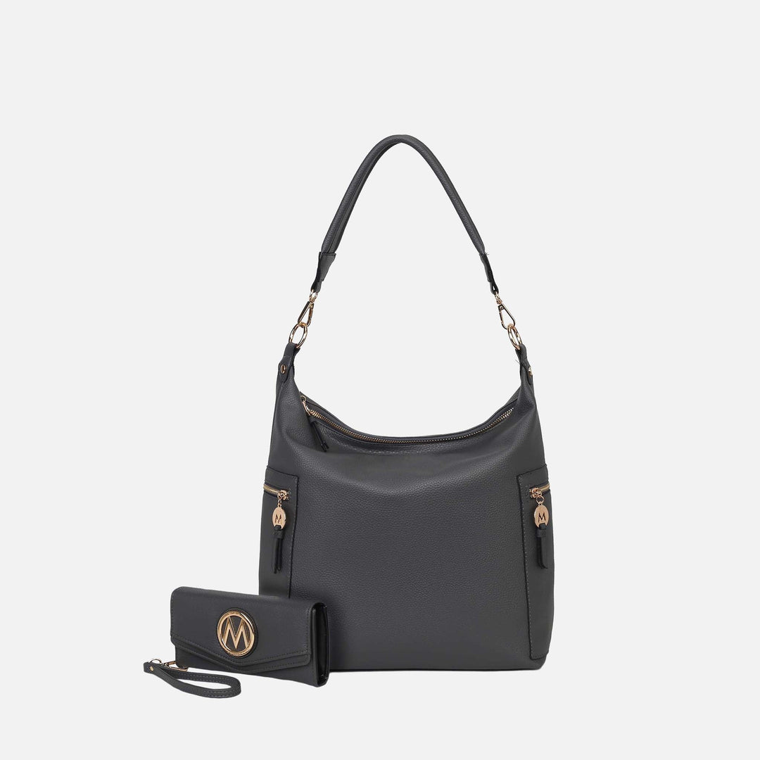 MKF Collection By Mia K Ophelia Hobo Bag And Wallet Set