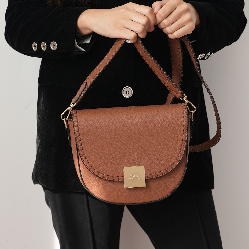 Coffee MKF Collection By Mia K Isa Crossbody Bag