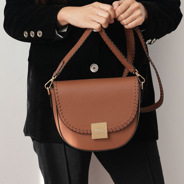 Coffee MKF Collection By Mia K Isa Crossbody Bag