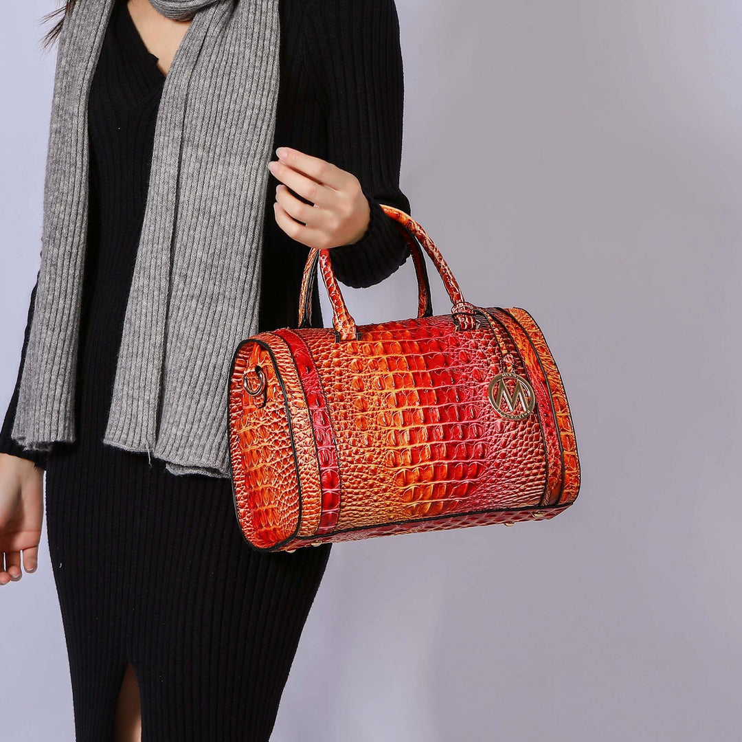 MKF Collection By Mia K Eleanor Gradient Croc Shoulder Bag
