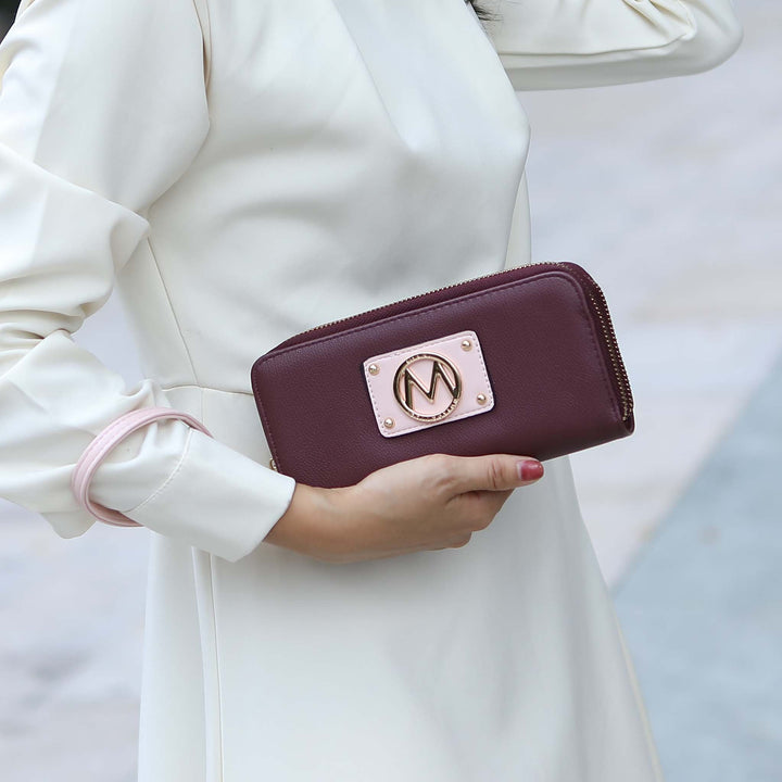 Blush MKF Collection By Mia K Darla Wallet And Travel Set