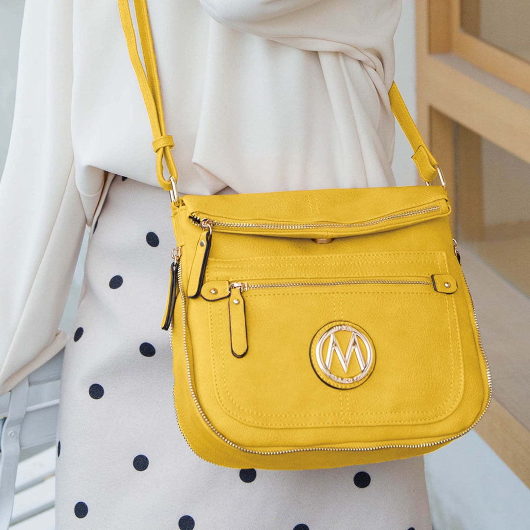 Beige MKF Collection By Mia K Luciana Crossbody Bag