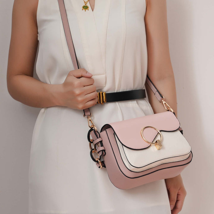 Grey MKF Collection By Mia K Fantasia Shouder Bag