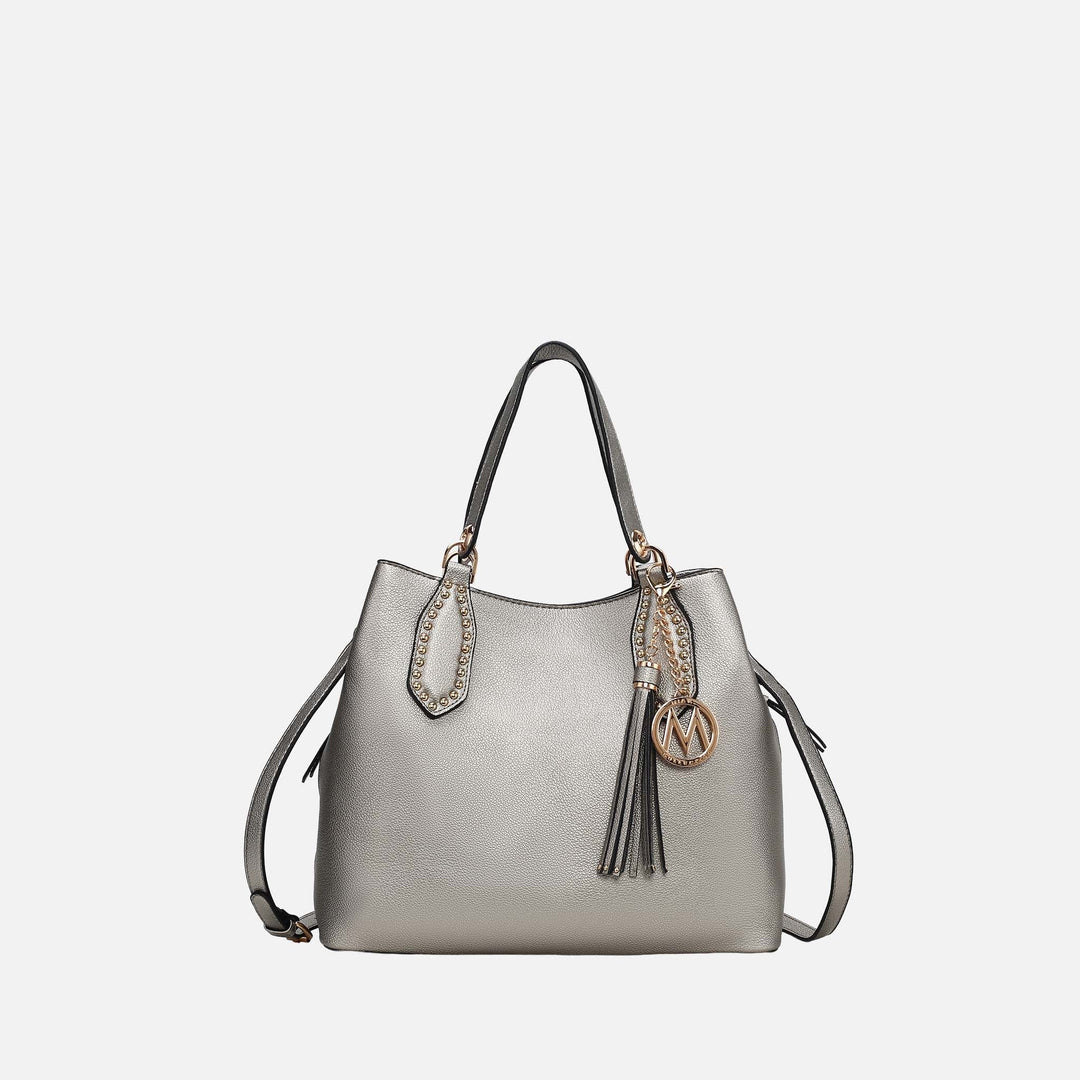 Chocolate MKF Collection By Mia K Lana Hobo Bag