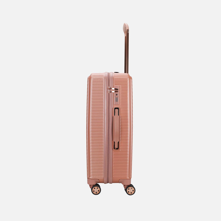 Silver MKF Collection By Mia K Felicity Spinner Luggage Set Large And X Large