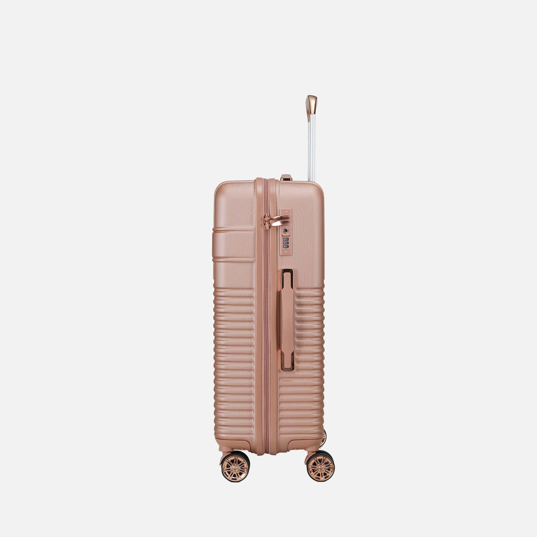 Silver MKF Collection By Mia K Mykonos Spinner Luggage Set Large And X Large