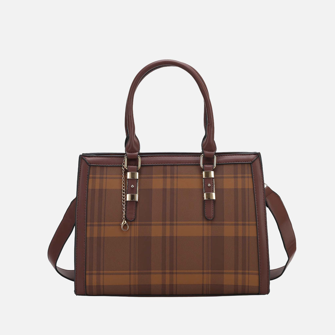 Coffee MKF Collection By Mia K Miley Satchel Apricot